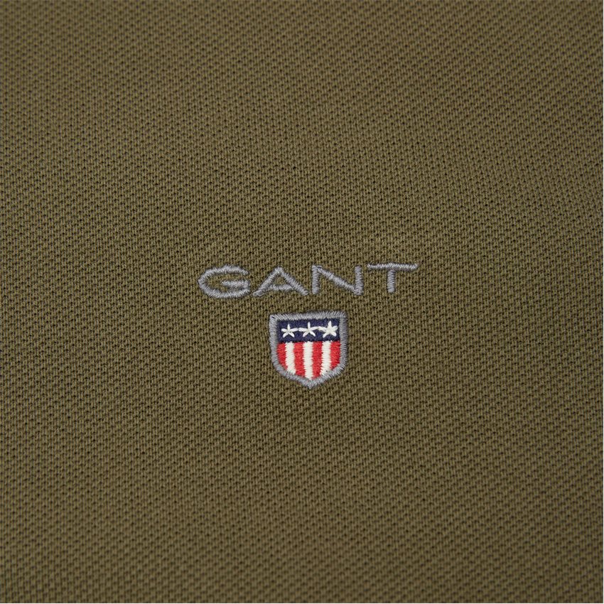 Gant T-shirts ORIGINAL RIQUE SS RUGGER 2201 RACING GREEN